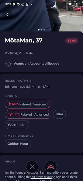 Möta: Find Fitness Friends screenshot 2