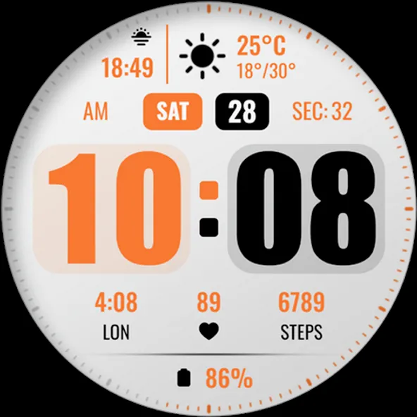 Watch face 10h08.com #145 screenshot 30