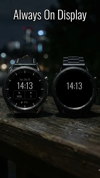 Digital watch face D26 screenshot 4