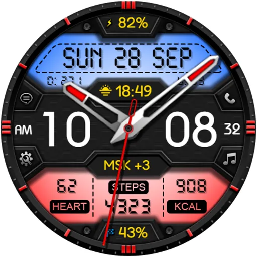 Hybrid MEZIGN CTS53 Watch face screenshot 19