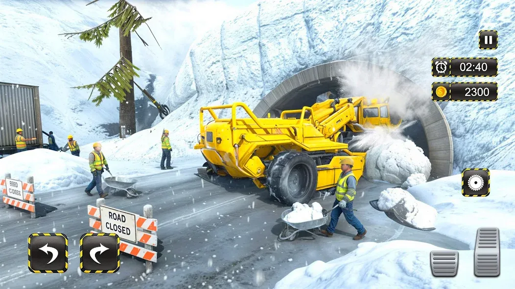 Snow Excavator Crane Simulator screenshot 3