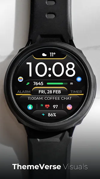 TVV Sport 6 Digital Watch Face screenshot 1