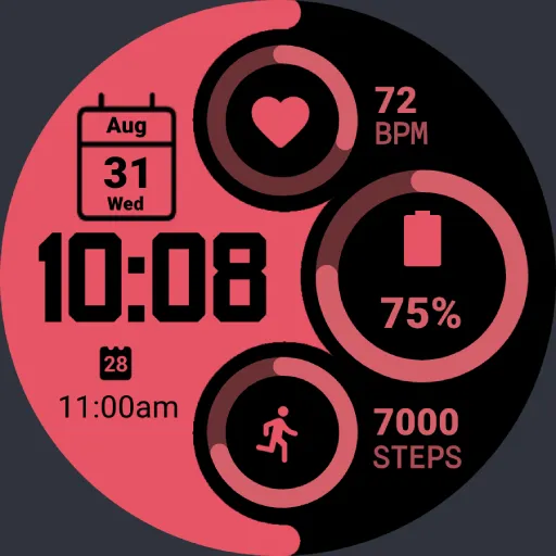 MPW01 Digital Watch Face screenshot 12