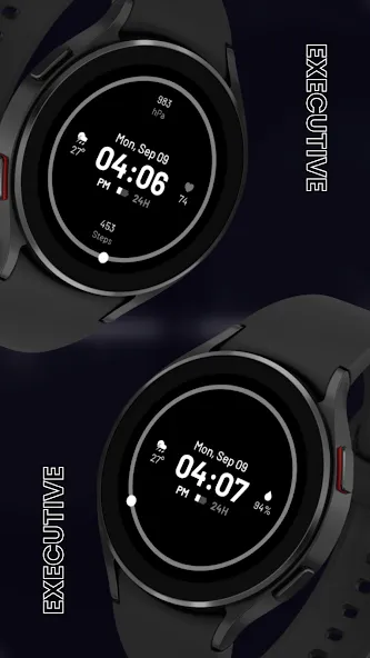 EXD091: Simple Spectrum Face screenshot 1