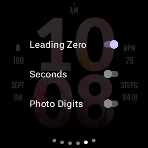 Big Fire Watch Face screenshot 9