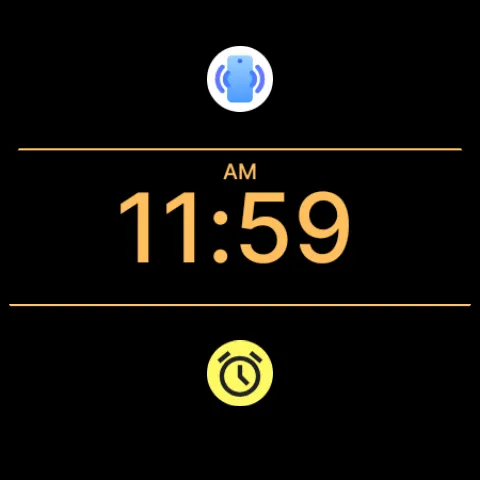 Black X Watch Face screenshot 8