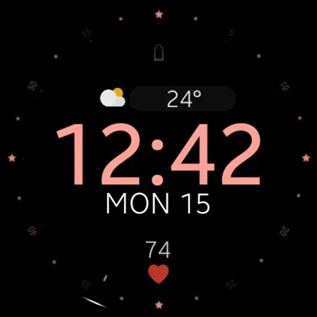 Battery v2 Digital watch face screenshot 10