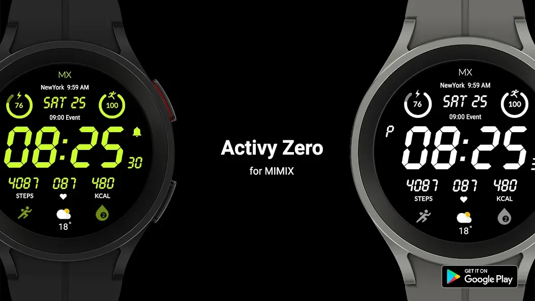 MIMIX Activy Zero Watchface screenshot 3