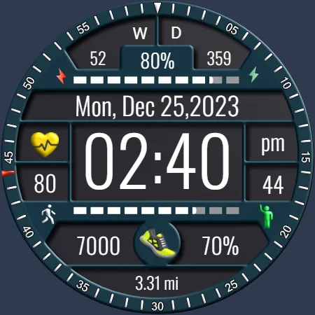 Iris503 Digital Watch Face screenshot 9