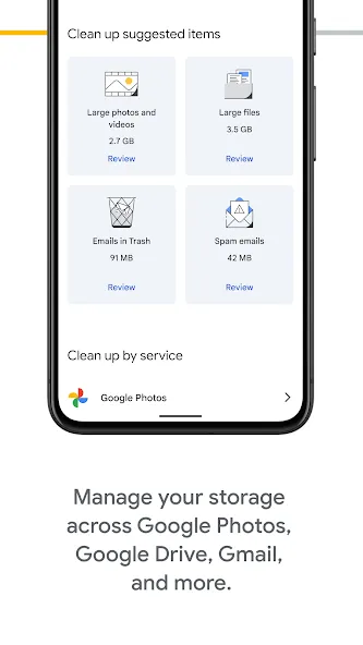 Google One screenshot 2