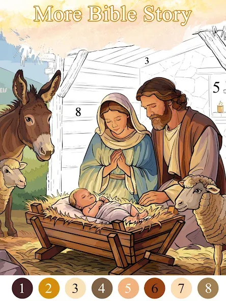 Bible Color Paint By Number screenshot 10