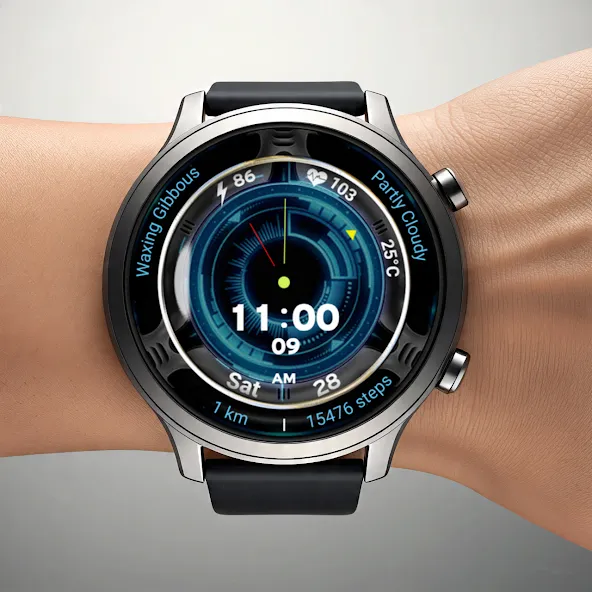 2026 Portal Wear OS Watch Face screenshot 2