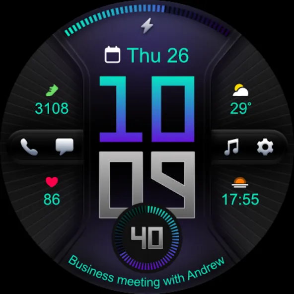 PRADO 78 Digital Watch Face screenshot 13