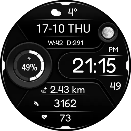Animated Onysy Watch face screenshot 18