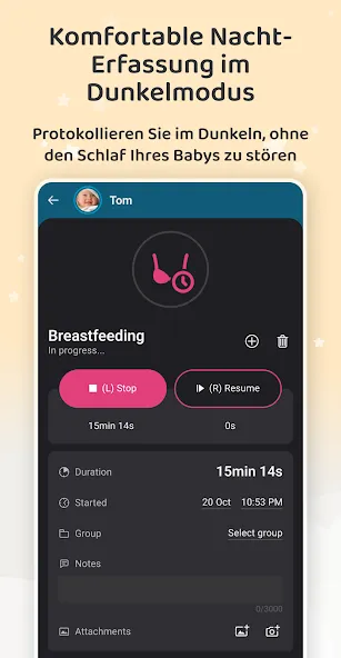 Baby Daybook - Stillen App screenshot 5