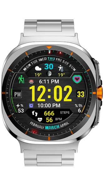 Digital Sport watchface NTV401 screenshot 15