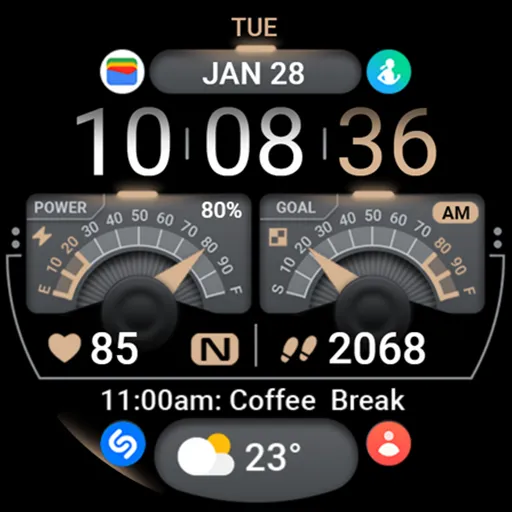 OMG 341 Digital Watch Face screenshot 29