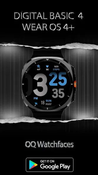 Digital Basic 4 Wear OS 5+ screenshot 26