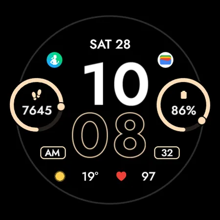 TVV Fitness 4 Watch Face screenshot 7
