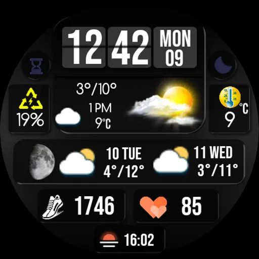 Weather Widget Watch Face screenshot 34