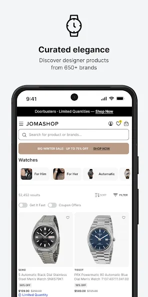 Jomashop - Shop Luxury Fashion screenshot 4