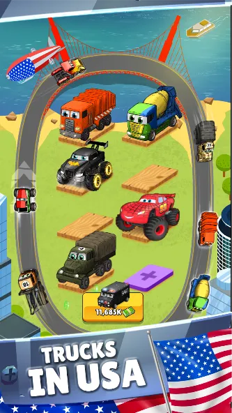Merge Truck: Monster Truck screenshot 1