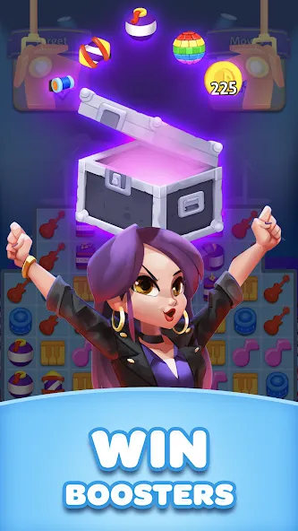 Match 3 - Hard Rock Adventures screenshot 5