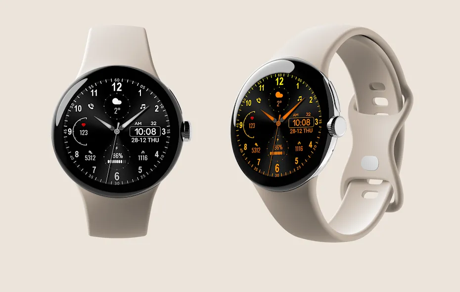 Minimal MINOL URX55 Watch face screenshot 1