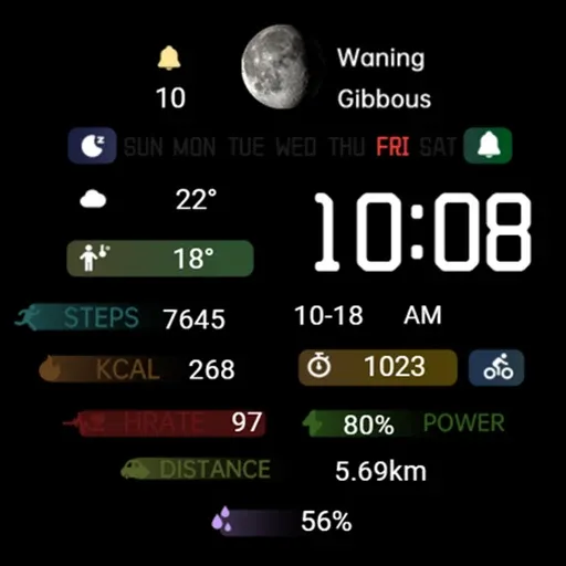 Colorful Icon Tail ZKin Watch screenshot 7