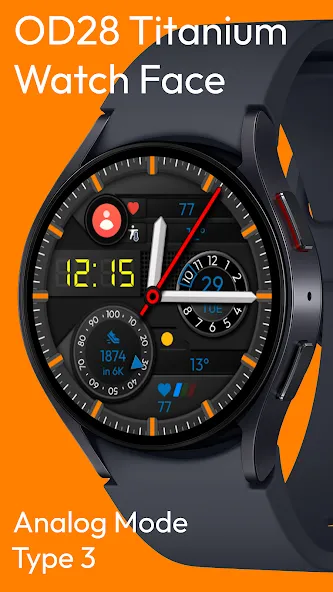 OD28 Titanium Watch Face screenshot 19