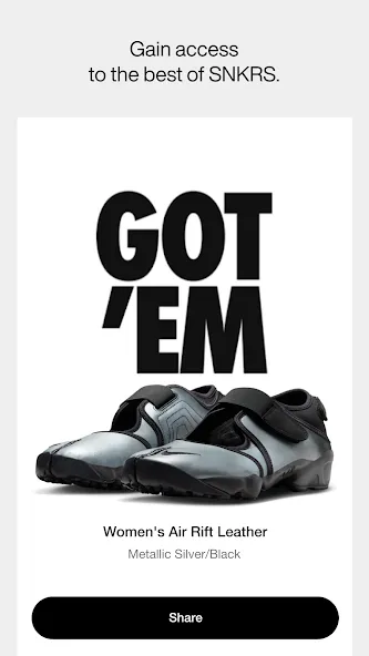 Nike SNKRS: Shoes & Streetwear screenshot 1