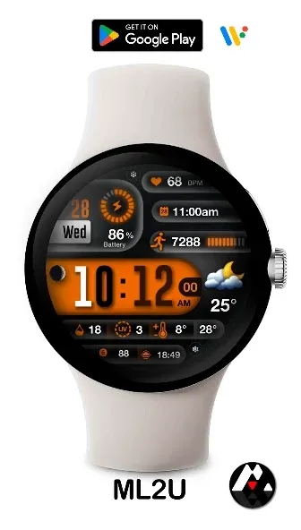 ML2U 256 Watch Face screenshot 6