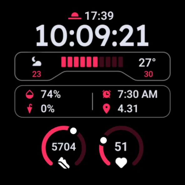 MDS02 Digital Watch Face screenshot 7