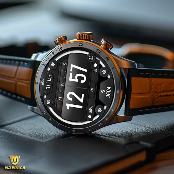 MJ166 Clean Digital Watch screenshot 1