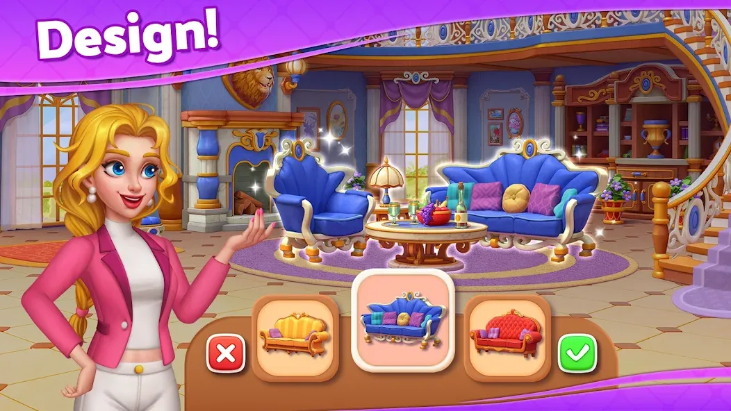 Home Mansion: Design & Match screenshot 2