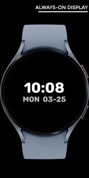 Nighty Digital 24 - watch face screenshot 3