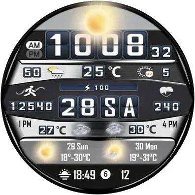 N-SPORT684 FlipDigital Weather screenshot 8