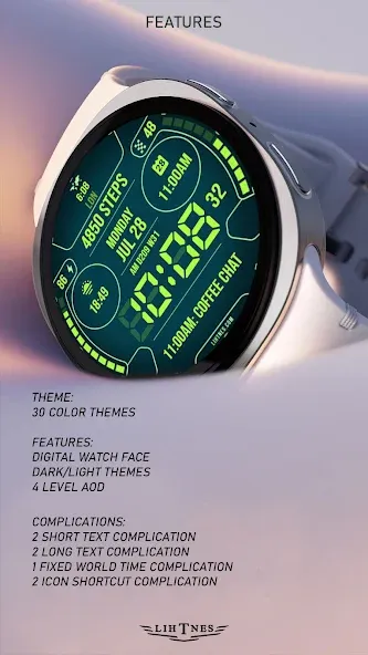 Digital Watch Face 055 screenshot 3
