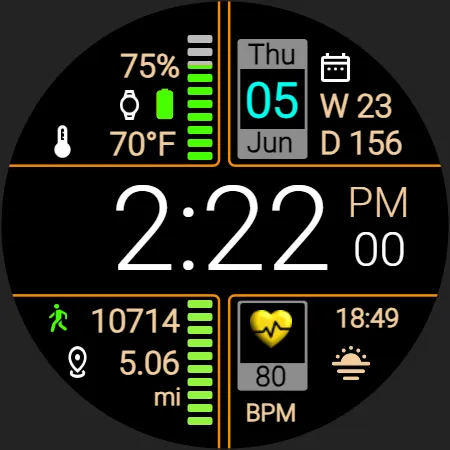 Iris508 Digital Watch Face screenshot 22