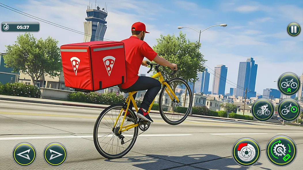 Pizza Delivery: Cycle Rider 3D screenshot 1