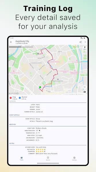 The Mantrailing App screenshot 10