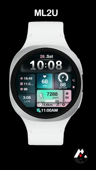 ML2U 241b Hybrid Watch Face screenshot 3