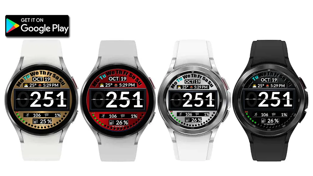 NTV520 - Digital watch face screenshot 8