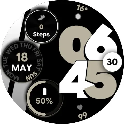 Sporty Pixel Pro - Watch face screenshot 13