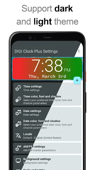 DIGI Clock Widget Plus screenshot 8