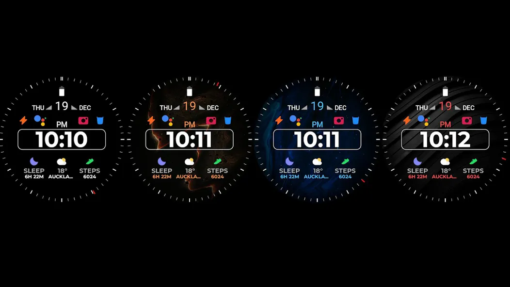 Night ver 58 - watch face screenshot 16