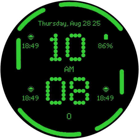 GRBL Nothing 2 Glyph Watchface screenshot 5