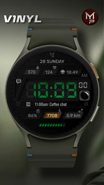 V1NYL - Digital watch face screenshot 6