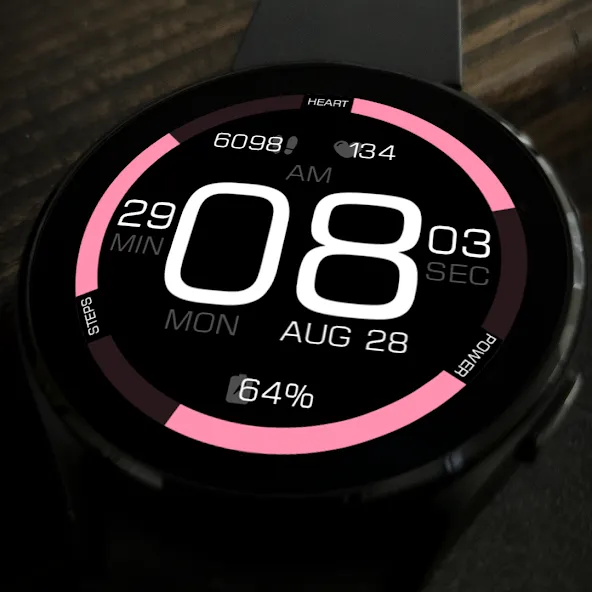Key089 Digital Watch Face screenshot 6