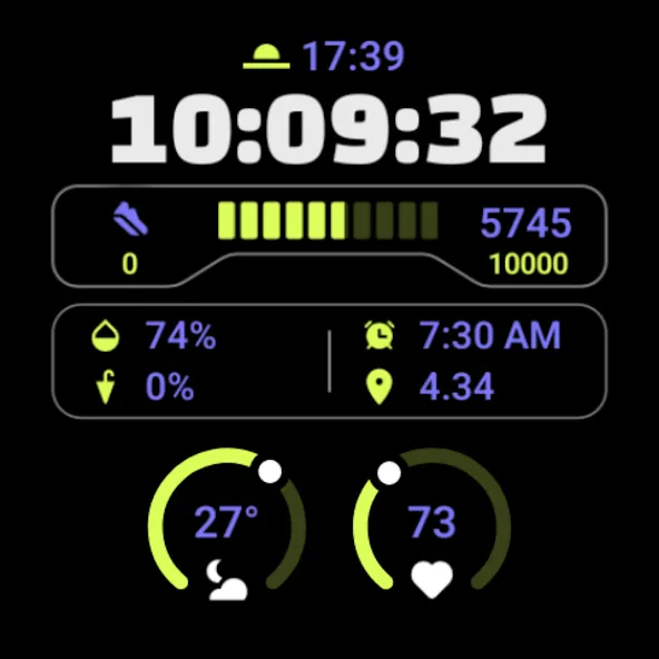 MDS02 Digital Watch Face screenshot 11